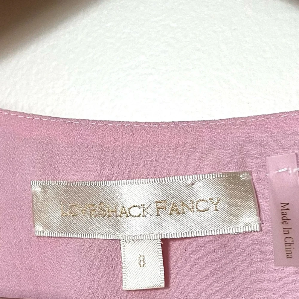 LoveShackFancy Posh Mini Dress Rose Patch - 6/8 - Picture 5 of 7